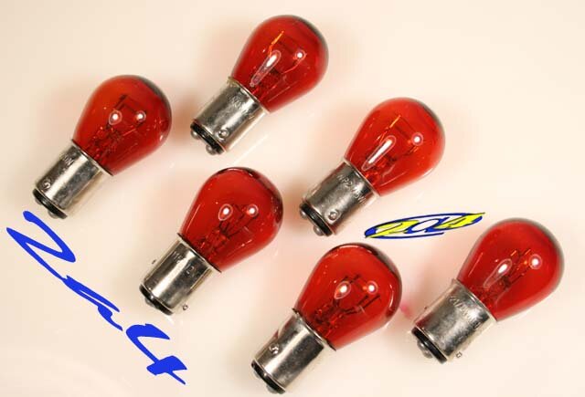 PACK 6 Ampoules 1157 Rouge